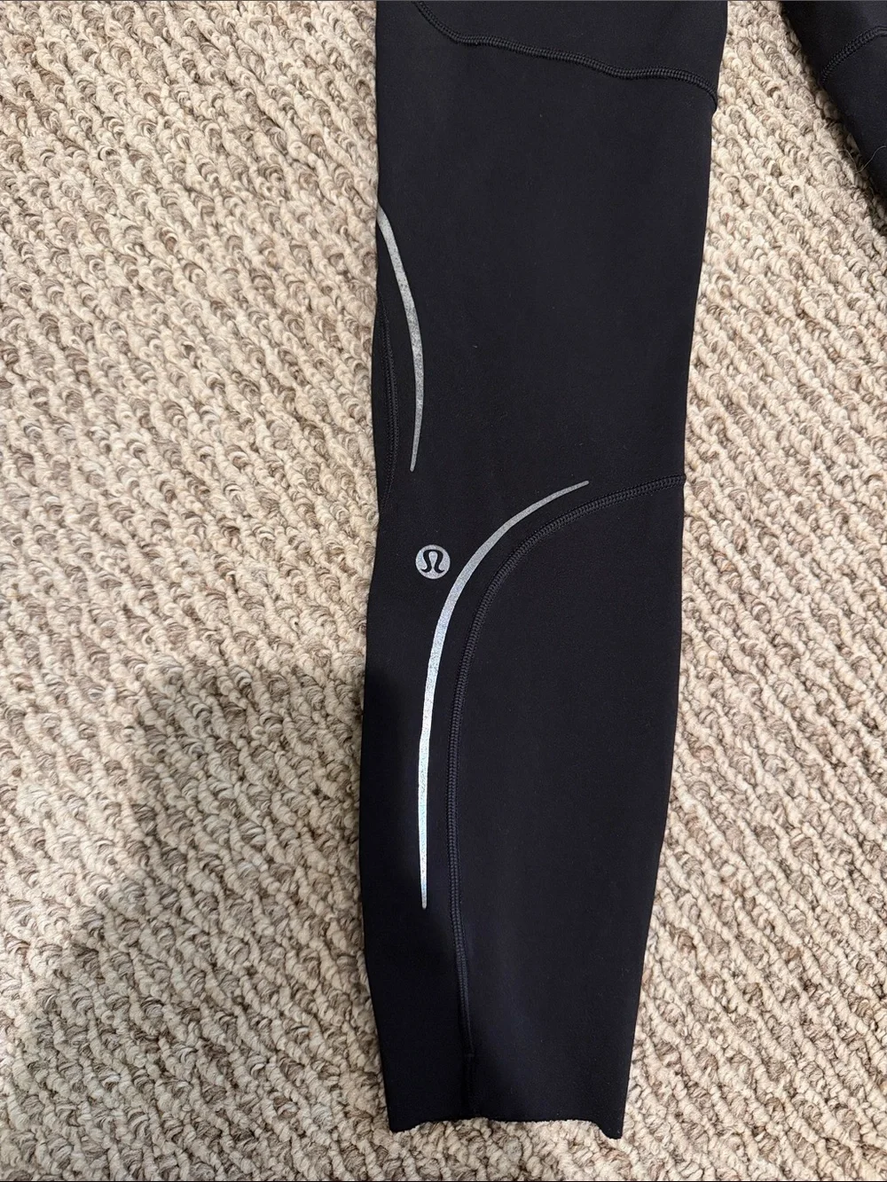 Lululemon Pants Womens 0 Black Base Pace High-Rise HR Reflective Tight 25